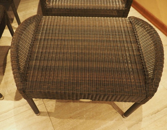 Image 1 of 2 poltrone DEDON con poggiapiedi (cuscini inclusi)