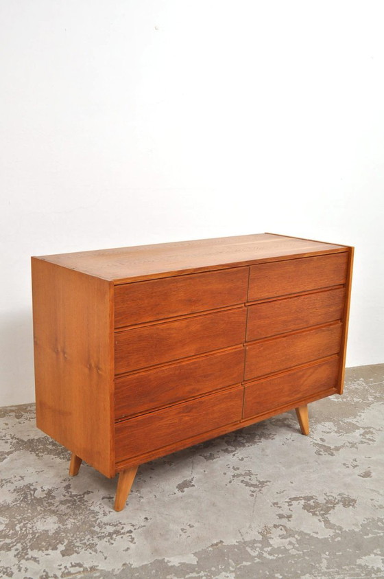 Cassettiera vintage Jiroutek U-453, anni '60 – Interier Praha, Cassettiere, Plastic, Wood (photo 6 of 11)