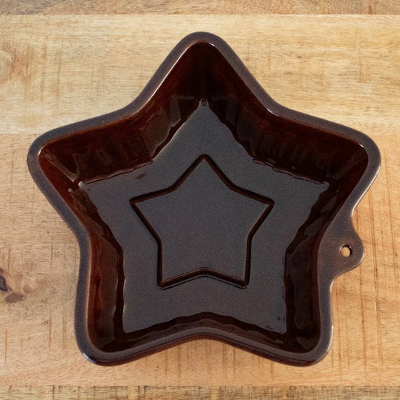 Stampo vintage Scheurich in ceramica a forma di stella anni '70 per torta/budino modello 965-19 – Scheurig (photo 3 of 8)