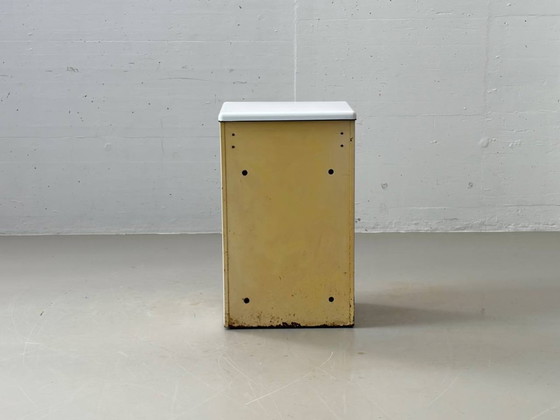 Image 1 of Industrial steel sheet chest of drawers by R. Daurat, France, 1950s