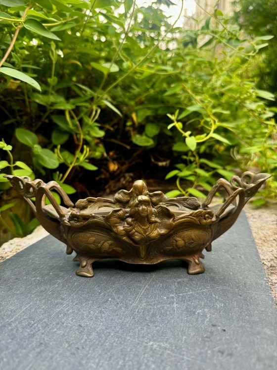 Cache pots en laiton Art Nouveau Jugendstil – Brass (photo 2 of 6)