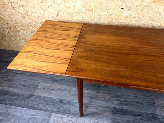 Image 1 of 1960s/70s Teak Dining Table, Danish Modern Design, Denmark