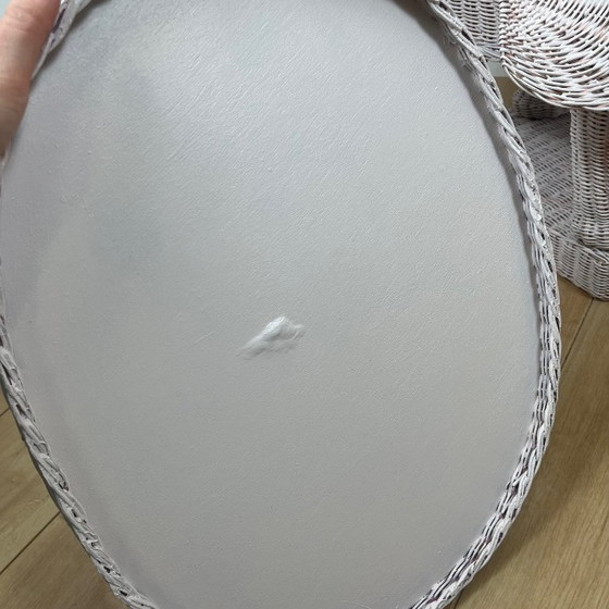 Image 1 of Table d’appoint vintage en rotin en forme d'éléphant, att. à Vivai del Sud, italie, 1960 - 1970