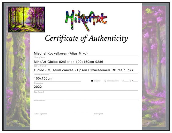 Image 1 of MikoArt-Giclée-02/Series-150x100cm-0286