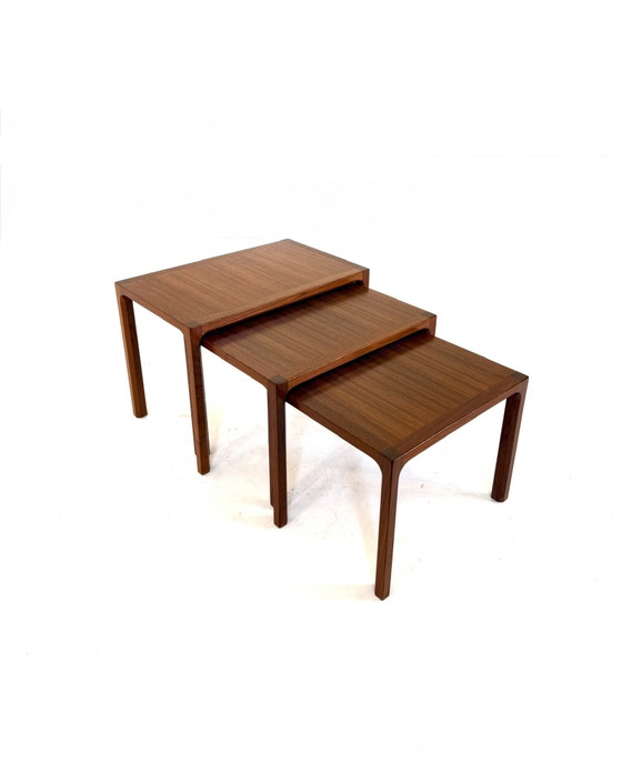 Image 1 of Vintage teak nesting tables, Kai Kristiansen ‘60