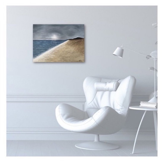 Image 1 of Olio su tela, cornice 61x46cm.