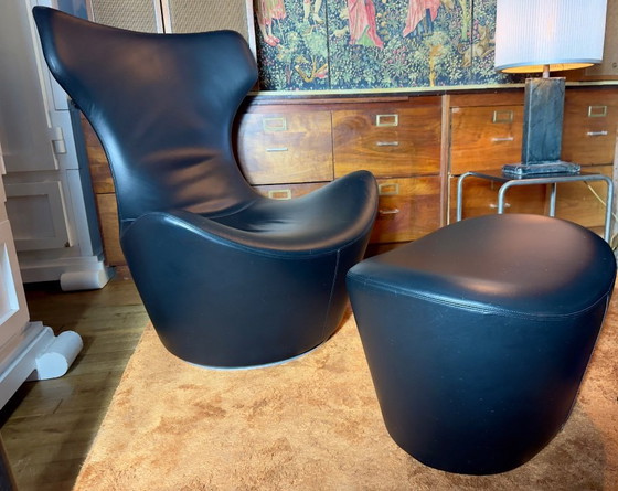 Image 1 of B&B Italia Grande Papilio armchair + Ottoman Naoto Fukasawa design