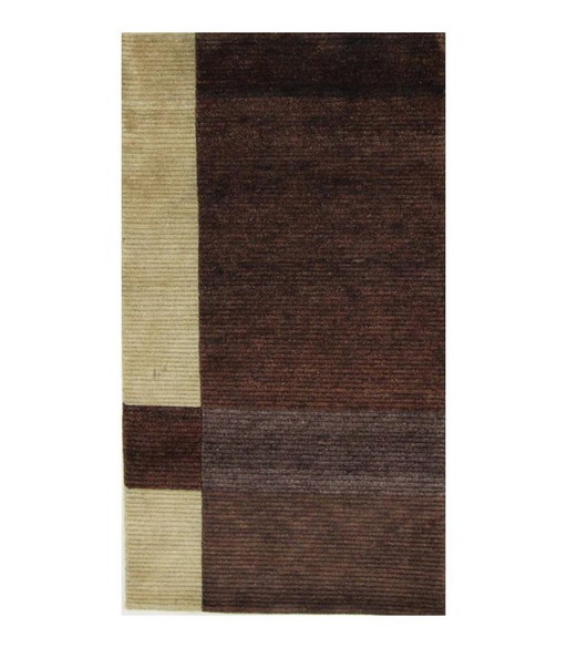 Modern Designer Handgeknoopt Wollen Tapijt Nieuw & Ongebruikt 163 x 91 cm