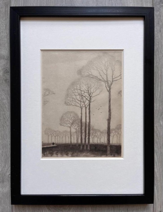 Image 1 of Jan Mankes 1889-1920 / Heliogravure Bomenrij 1927