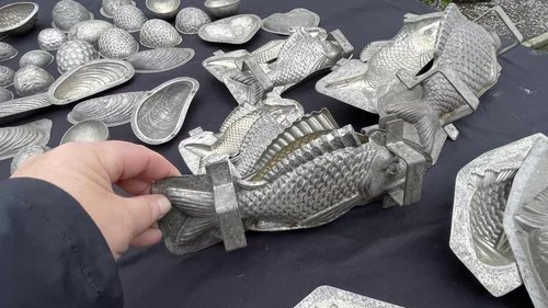 Moules à Chocolat Antiques en Métal, années 1900, Lot de 129 – Accessoires de cuisine, polished steel, Metal (photo 5 of 18)