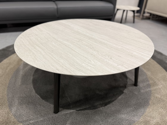 Image 1 of Leolux Rolan Coffee Table Set Ceramic Strata Argentum