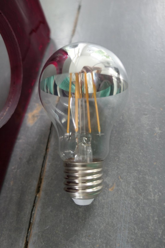 Image 1 of Mazzega Murano Italia aplique cristal rojo