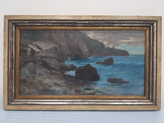 George Hoesslin, Cove, Oil on Canvas, 1890s-1910s – Paintings & Drawings (photo 5 of 10)