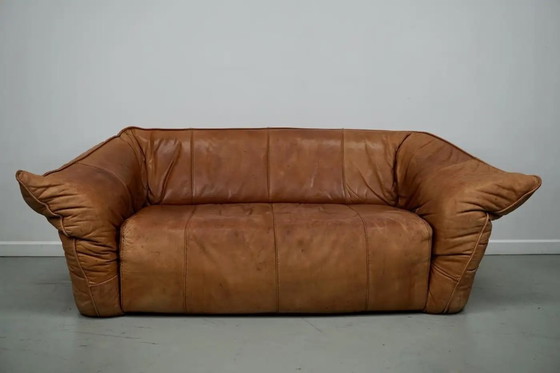 Image 1 of Canapé Andes en cuir cognac par Gerard van den Berg pour Montis, 1970