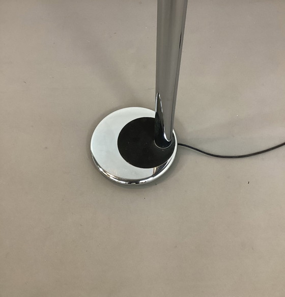 Image 1 of Vintage Herda gooseneck chromen vloerlamp lamp