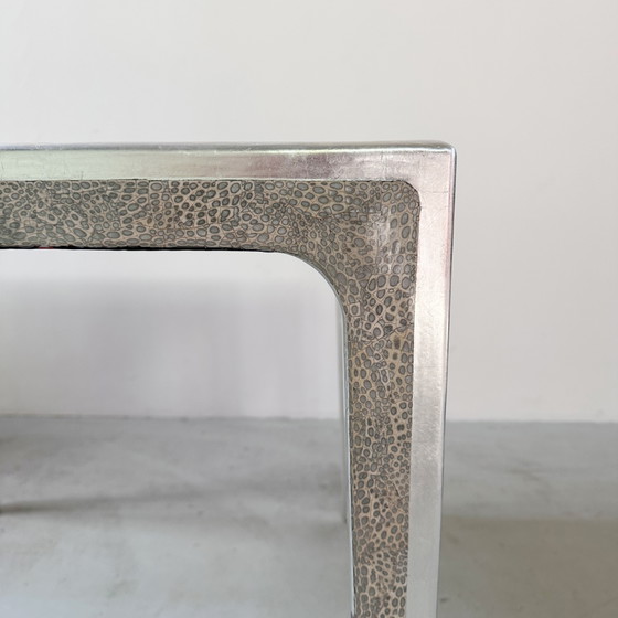 Midcentury Vietnamese Eggshell Lacquer Table – Dining tables, Silver, Wood (photo 7 of 15)