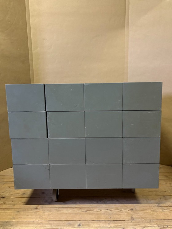 Image 1 of Vintage metalen archiefkastjes