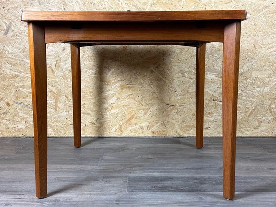 Image 1 of 60's 70's Teak Dining Table Table de salle à manger Par Burchardt-Nielsen Made In Denmark