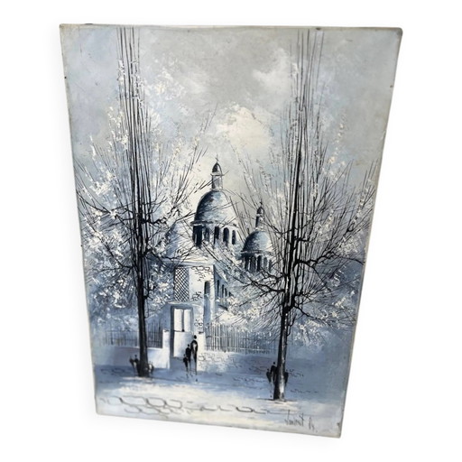 Winter painting
