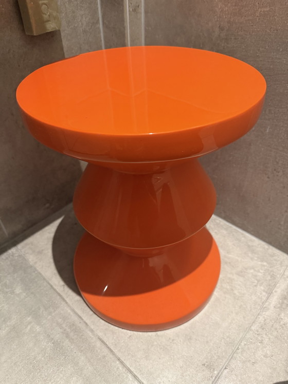 Image 1 of Pols Potten Tabouret Zigzag orange