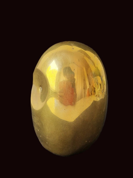 Gufo in Ottone Vintage - Anni '70 – Sculture (photo 2 of 6)