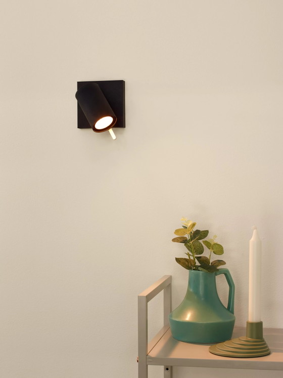Lucide GRONY Foco de techo – LED Dim-to-Warm – Negro – Metal (photo 2 of 3)
