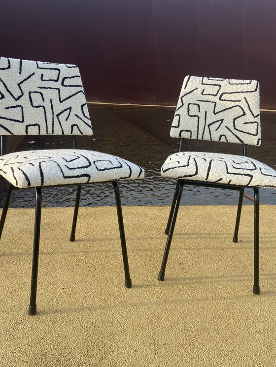 Image 1 of Paar gerestaureerde stoelen uit de jaren 50