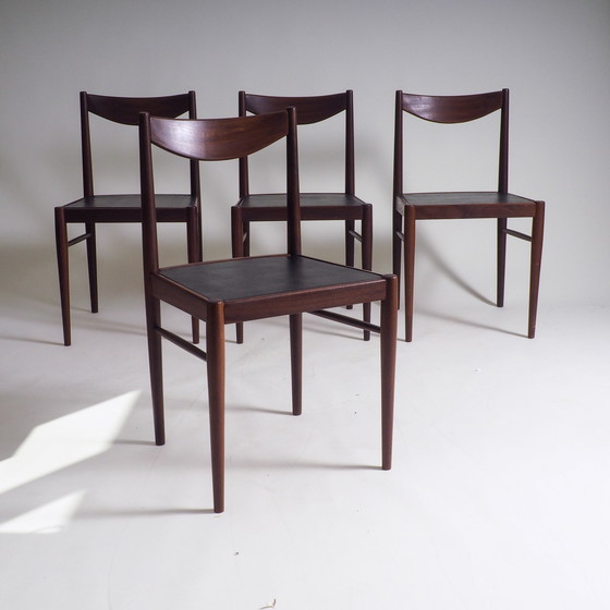 Image 1 of 4 sillas de comedor de mediados de siglo