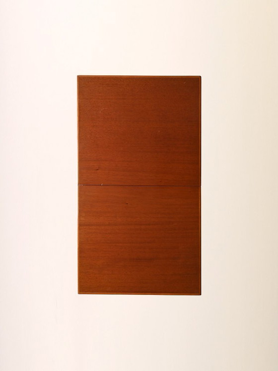 Image 1 of Scandinavian Vintage Mahogany Storage Trolley