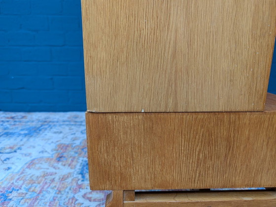 Image 1 of Libreria vintage in rovere / mobile porta dischi, Marian Grabinski per IKEA, anni '60