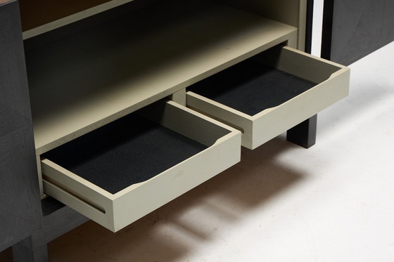 Image 1 of Mobile brutalista De Coene in rovere tinto, Belgio, anni '70