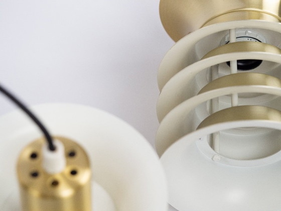 Image 1 of Paire de 2 suspensions vintage danoises des années 1970