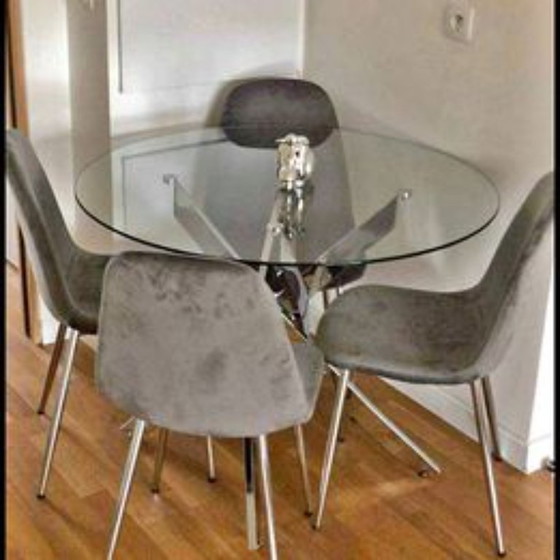 Image 1 of Managerstafel met stoelen