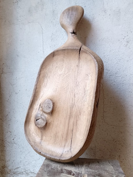 Image 1 of massive Eichenholzplatte