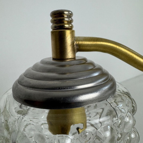 Image 1 of COPPIA DI APPLIQUE VINTAGE IN VETRO A BOLLA