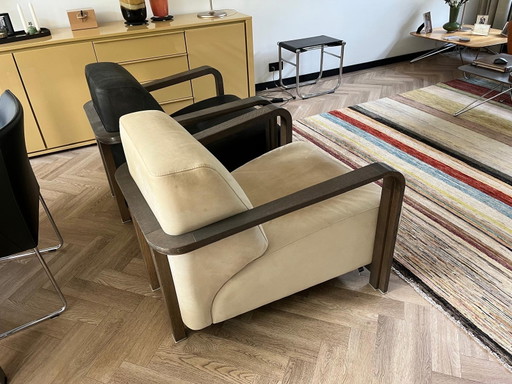 Twee Leolux Hemingway Fauteuils – Leather (photo 2 of 5)