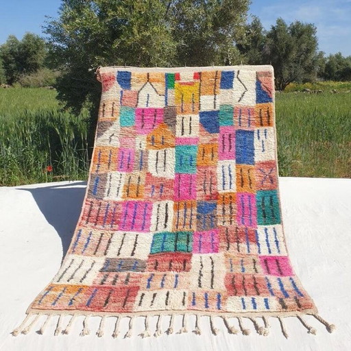 Tapis berbères multicolores en laine 250cmx150cm