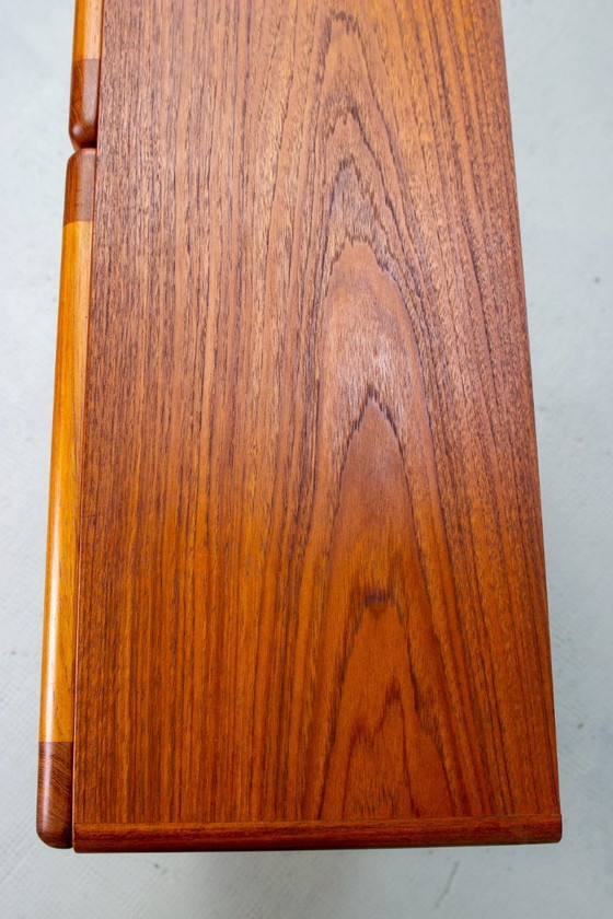 Image 1 of Vintage teak display chest of drawers highboard sideboard Danish