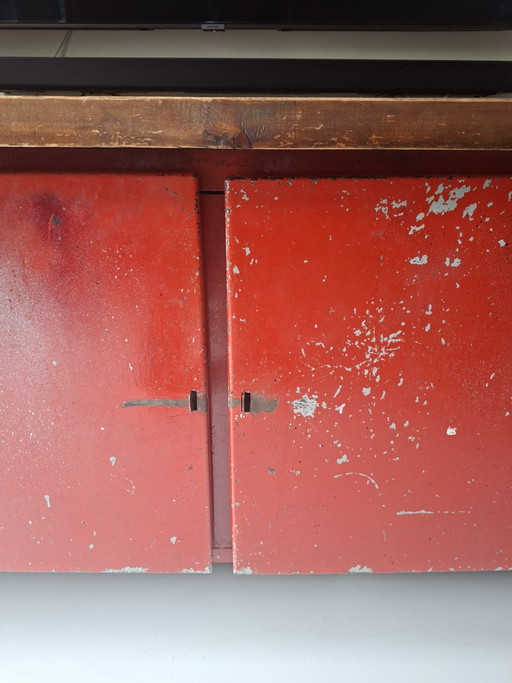 Original Industrial Sideboard – dressoirs, Metal, Wood (photo 2 of 6)