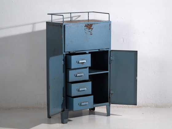Armadietto da officina vintage in metallo (c.1950) #2 – Iron, Industrieel (photo 11 of 40)