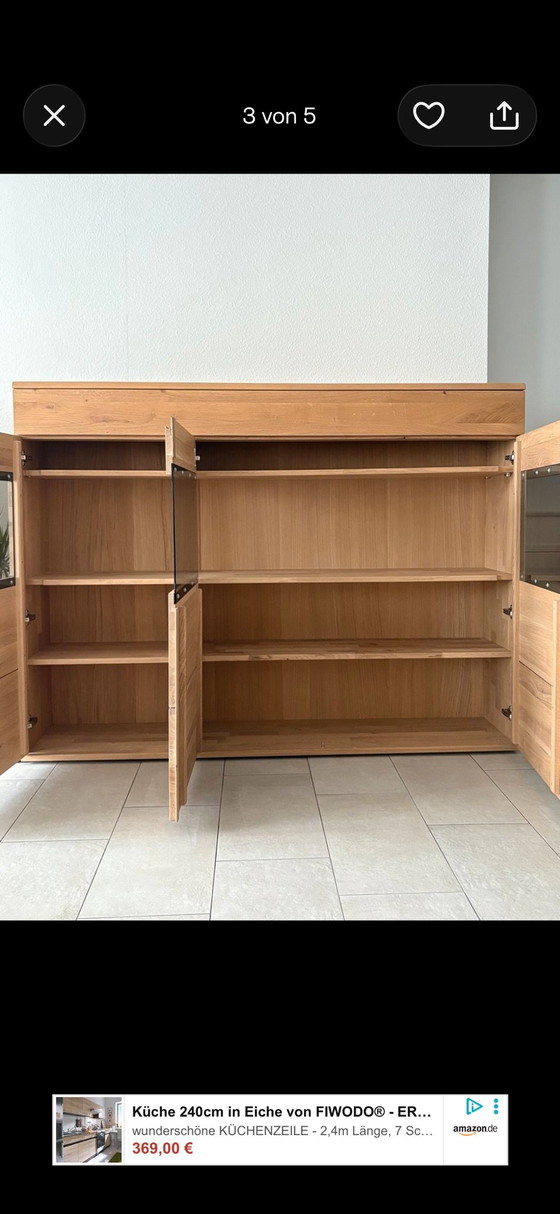 Credenza alta Decker in legno massello – Credenze alte (photo 3 of 5)