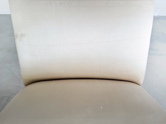 Image 1 of Set di 2 poltrone di design Thörmer in seta, sedie di lusso in stile antico