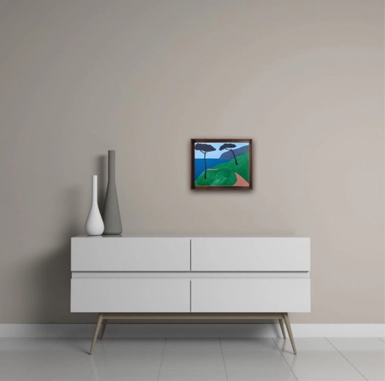 Image 1 of Huile sur toile au format 30x24cm. Non encadrée. 