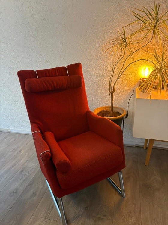 Image 1 of Montis design - modello Madonna - poltrona con rivestimento rosso
