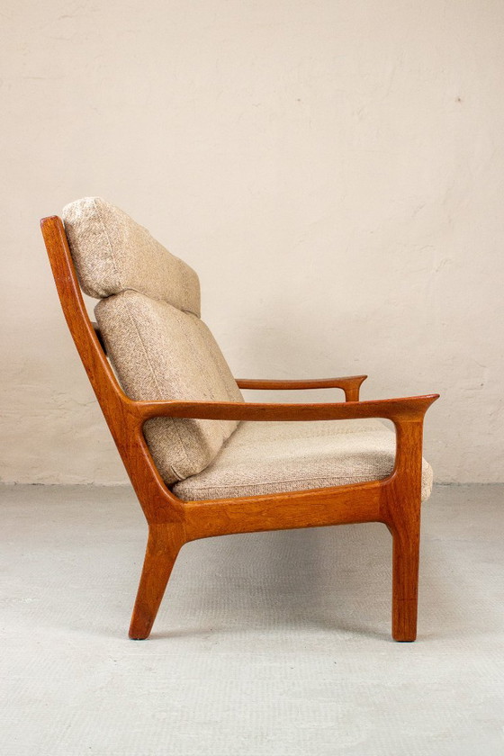 Canapé Vintage en Teck 3 Places Juul Kristensen Danish Mid Century – Canapés 3 places, Wool (photo 4 of 22)