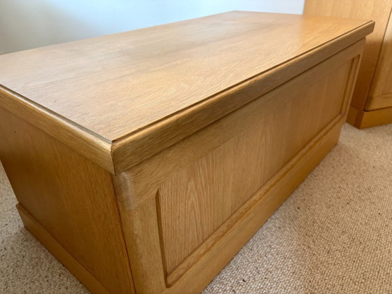 Image 1 of Mueble modular de pared Hülsta de roble claro en perfecto estado.