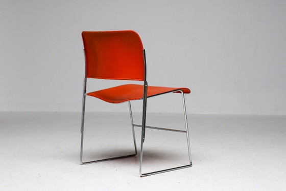 Image 1 of L'iconica sedia 40/4 di David Rowland, prodotta da OF USA.