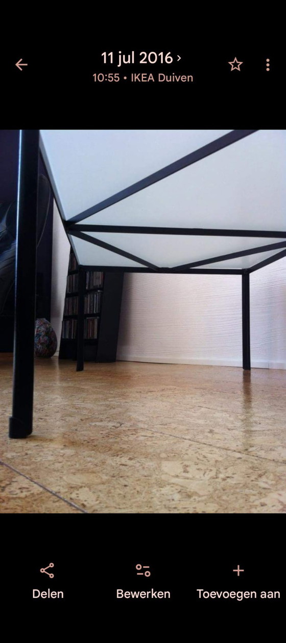 Ultra Rare Vintage IKEA Roma Salontafel Niels Gammelgaard '87/91 1e Eigenaar Ultra Rare Vintage IKEA 'Roma' (photo 5 of 16)