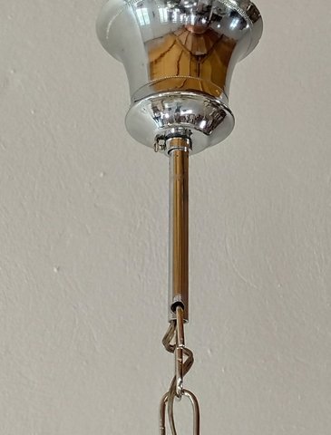 Image 1 of Lampadario con globi opalini