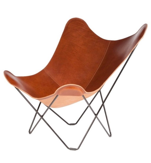 Cuero Mirapusa Lederstuhl – stoelen fauteuils, Leather, Metal